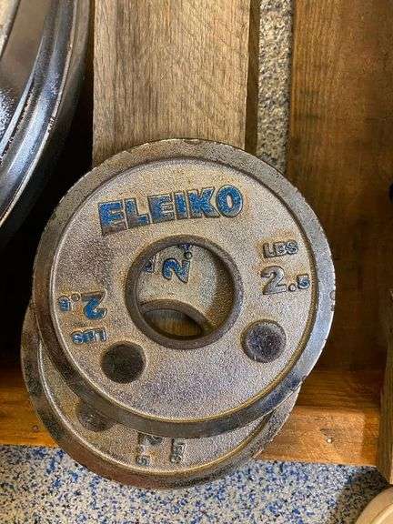 Pair of Eleiko 2.5 lb Weight Plates image