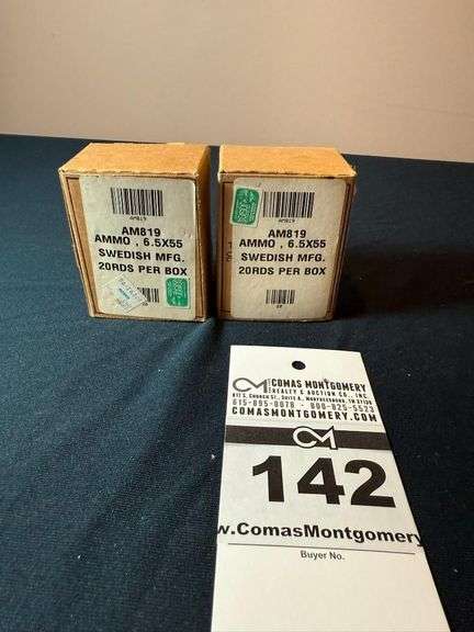 Two Boxes of 6.5x55 Swedish Ammunition image