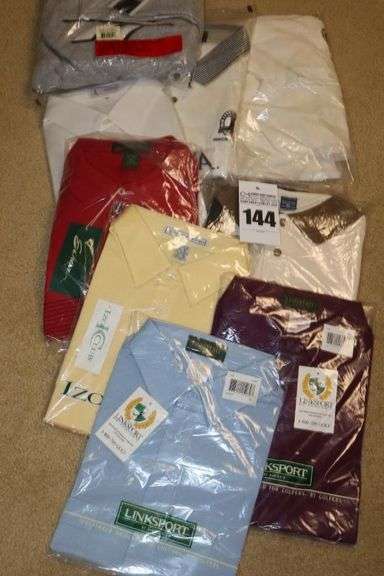 8 New in Package of Golf/Collared Shirts - Reebok Sweat Shirt - L/XL image