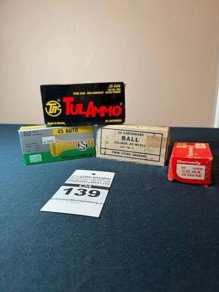 Assorted .45 Auto Ammunition - TulAmmo, Hornady, and More image
