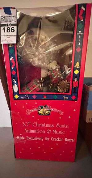 30" Christmas Santa Animated & Musical image