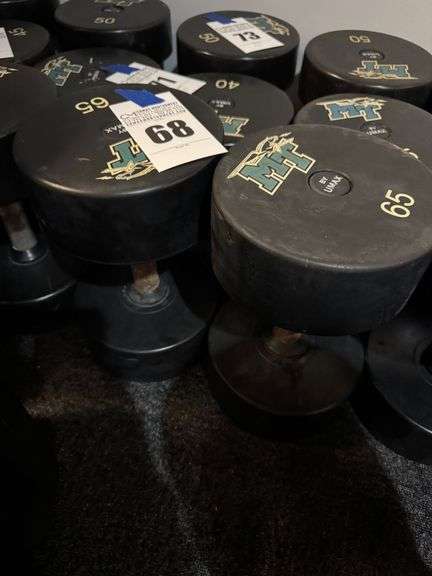 (2) 65LB Dumbbells by UMAX image