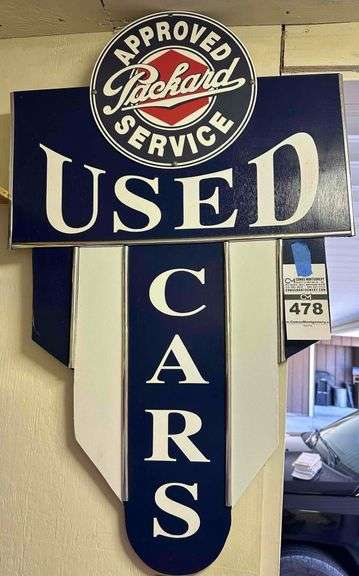 Packard Used Car Sign image