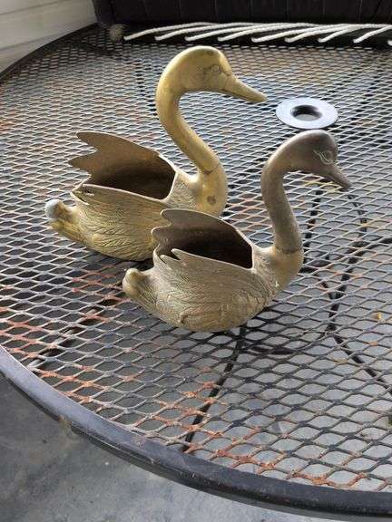 2 Brass Swans image