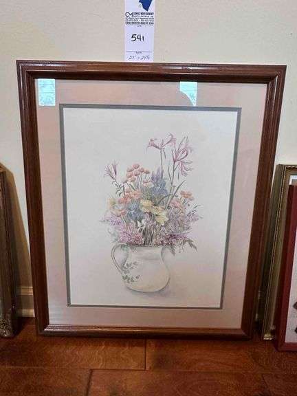Picture - Floral Watercolor Mary Bertrand image