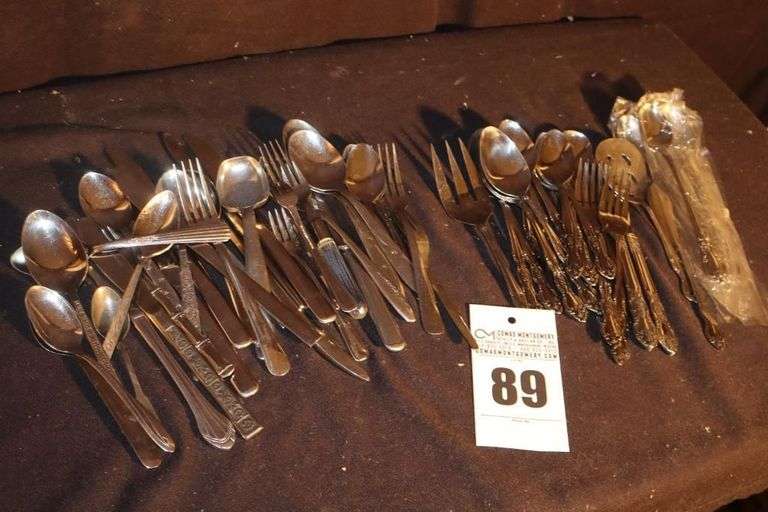 Partial Set of Lusterware Stainless & Variety of Additional Flat wear Pieces image