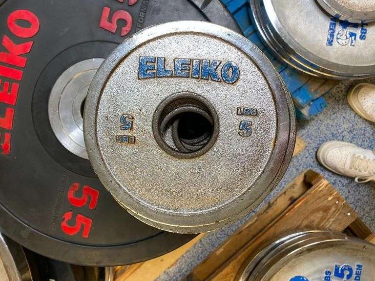 Pair of Eleiko 5 lb Weight Plates image