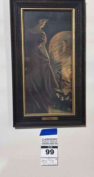 Antique - Firelight Fanies (Lady) by Alfred Dewpy (1906) image