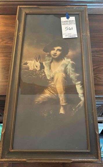 Picture - Antique - "Sir Henry Raeburn Boy with Babbit" image