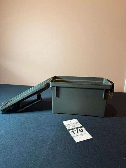 Olive Drab Plastic Ammo Box image