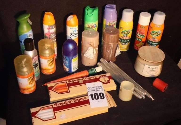 Variety of Candles & Air Fresheners (several full) image