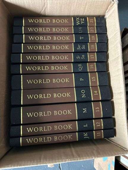 Full Set of World Encyclopedias, Science Years, Dictionary and Student Handbooks image