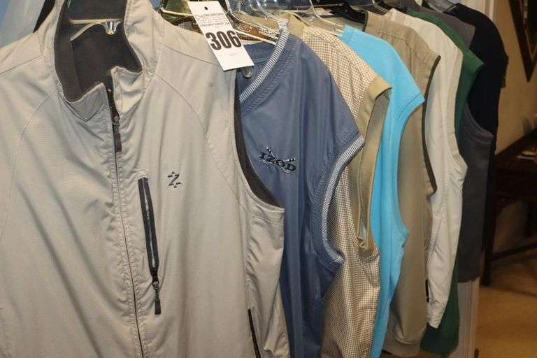 11 Like New Golf Sleeveless Pullover Vest: Izod, Legends Club, Ashworth etc.   L/XL image