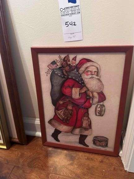 Picture - "Vintage Santa" By N. Schneeman (1991) image