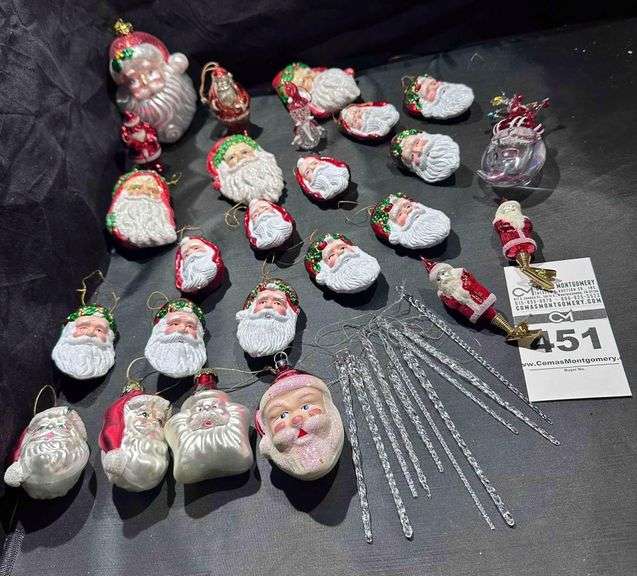 Christmas Ornaments - Santas image