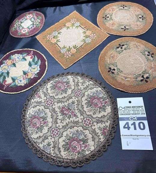 Lot of Hooked Doilies image