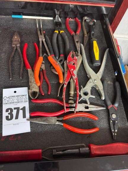 Assorted Pliers and Hand Tools Lot image