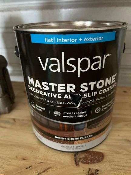 Valspar Master Stone Decorative Slip Coating  Sandy Shore Flakes image