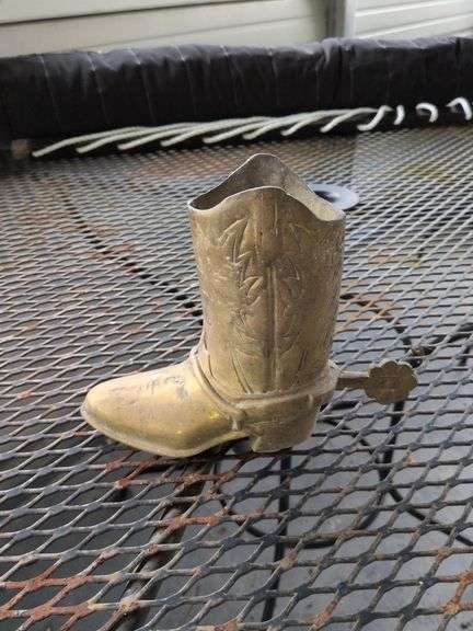 Brass Cowboy Boot image