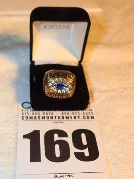 MTSU - Middle Tenn State University NCAA - OVC Football Co-Championship Playoff - Contributor Collector Ring - Size 9 image