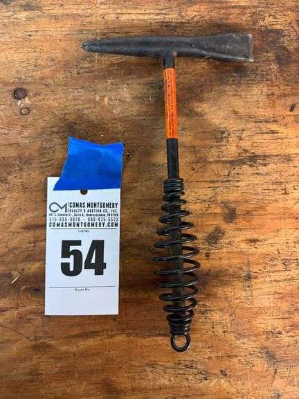 T-Handle Chipping Hammer with Spring Handle image