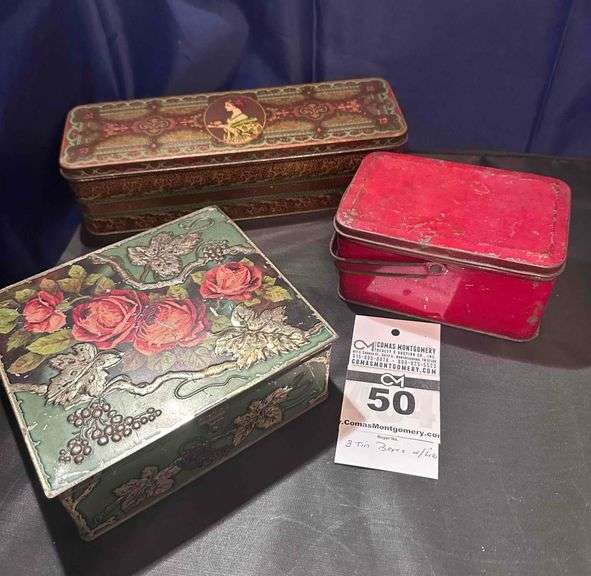 3 - Tin Boxes with lids image
