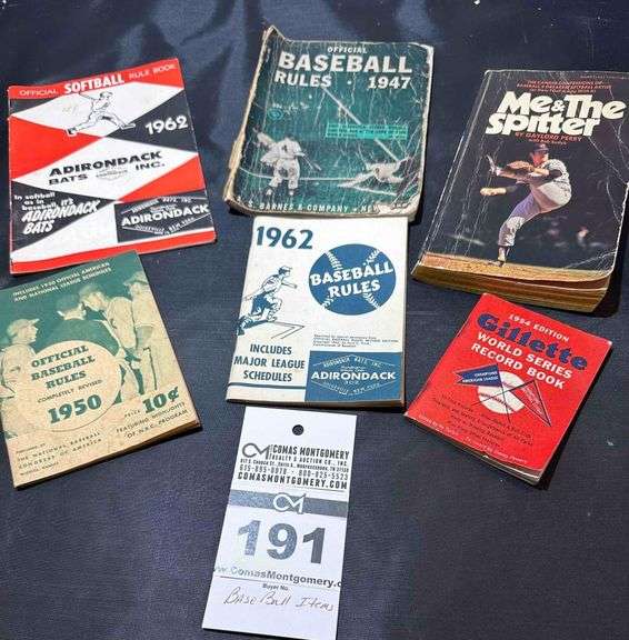 Baseball Rules, & Books image