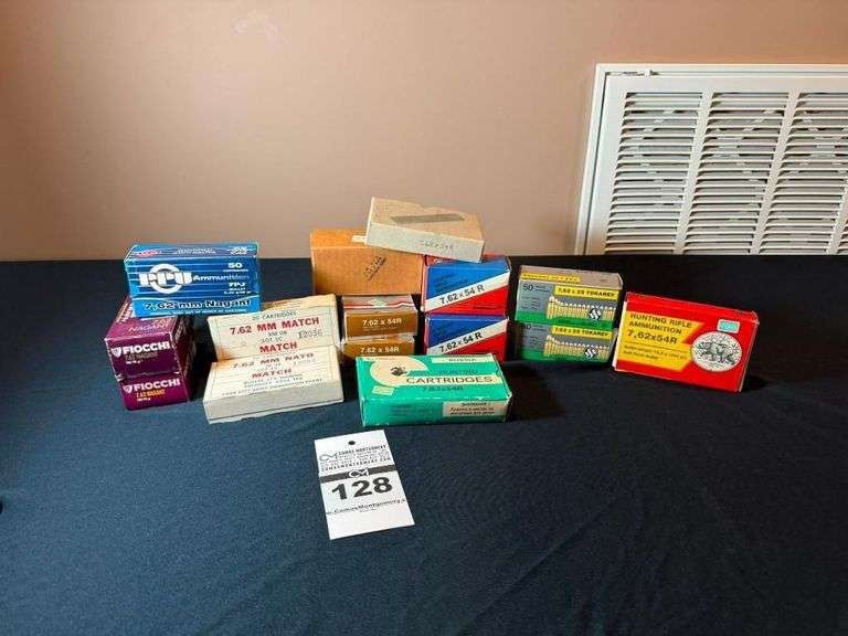 Mixed Lot of 7.62x54R and Other Ammunition image