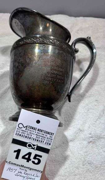 Wm. Rogers & Son Spring Farm Pitcher "1957" image