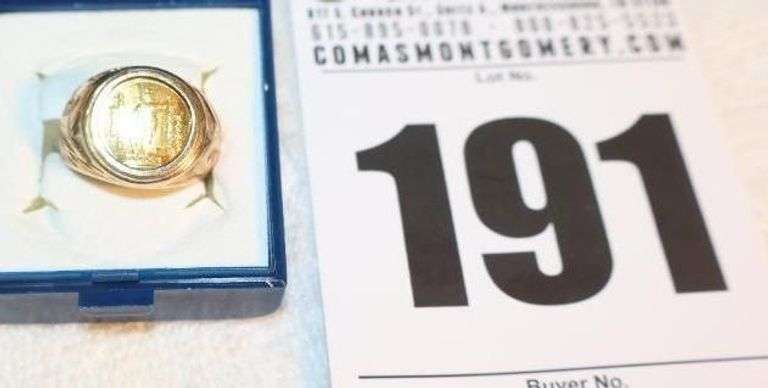 14K 1993 Hawaii Gold Coin (1/20 oz) King Kamehameha Ring - Size 7 image