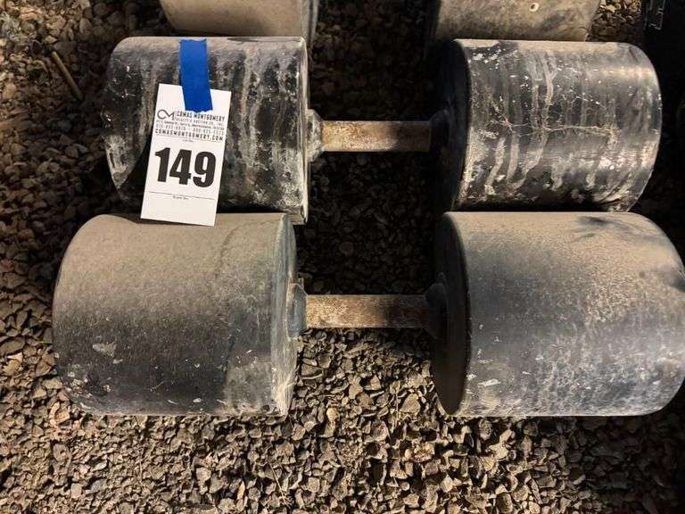 Pair of MT by UMAX 150 lb Dumbbells image