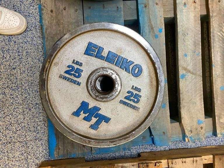 Pair of Eleiko 25 lb Weight Plate image