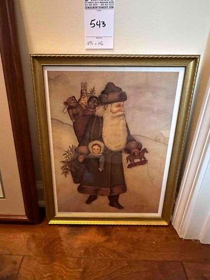 Picture - "Old World Santa" By N. Schneeman (1991) image