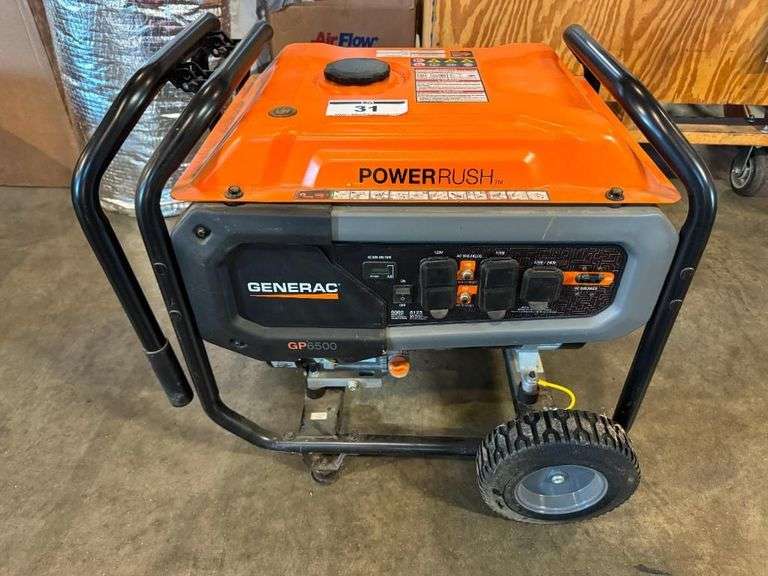 Generac GP6500 PowerRush Portable Generator image