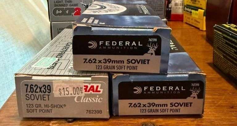 Federal 7.62x39mm Soviet Ammunition image