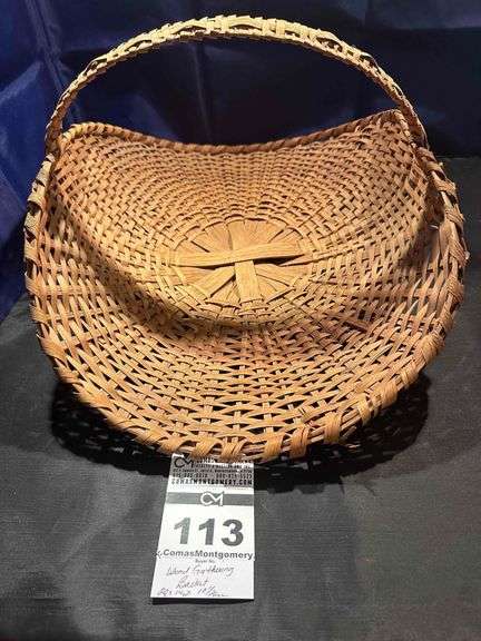 Wood Woven Gathering Baskets image