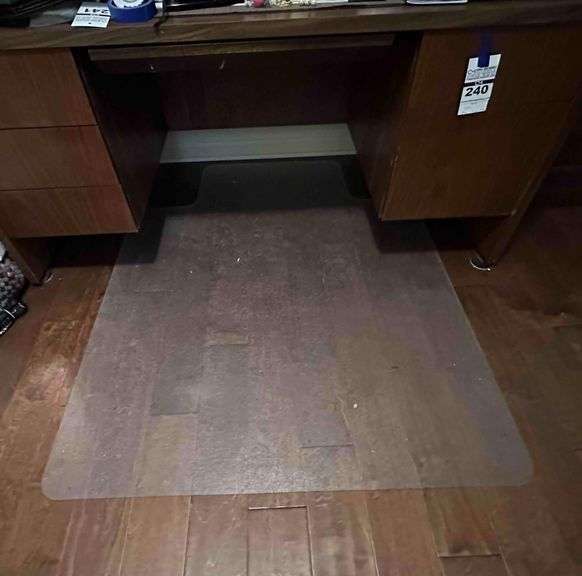 Office Desk with Office Chair Mat image