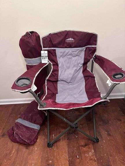2- Northwest Territory Folding Chairs in Travel Bags image