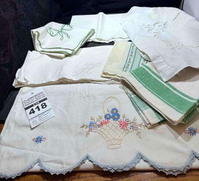 Vintage Embroider Towels & Pillow Cases image