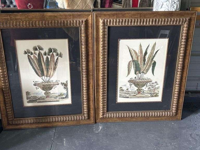 Pair of 25.5”x32” Framed Art Work image