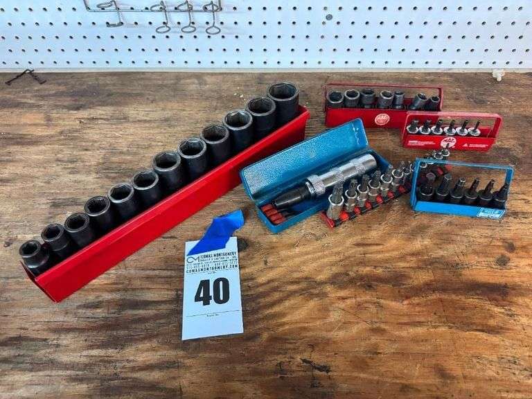 Assorted Socket Sets and Driver Bits - Matco image