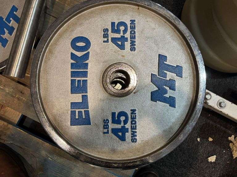 Pair of Eleiko 45 LB Weight Plates image