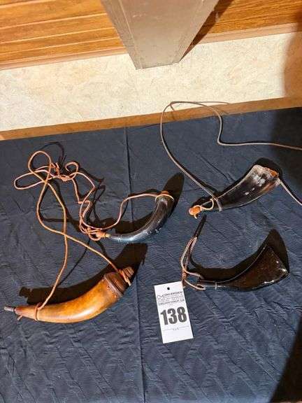 Collection of Gun Powder Horns image