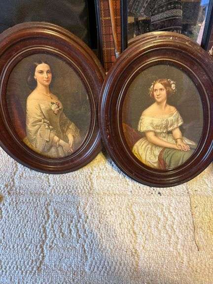 2 Oval Framed Prints image