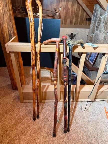 Handcrafted Wooden Canes & Walking Sticks image