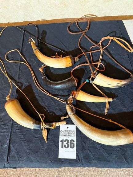 Collection of Gun Powder Horns image