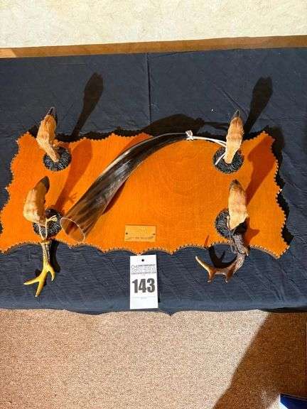Taxidermy Deer Hoof Gun Rack image