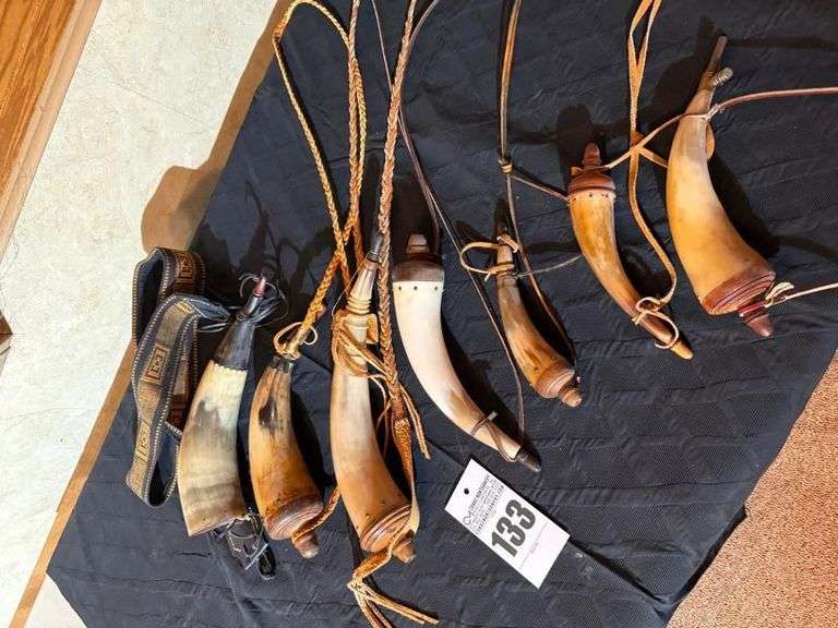 Collection of Gun Powder Horns image