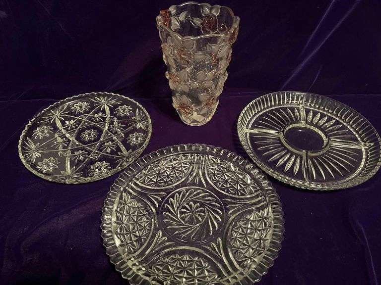 Vase and 3 Platters image