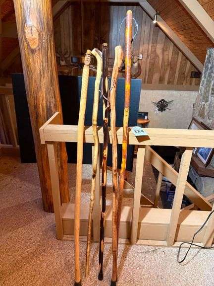 Handcrafted Wooden Walking Sticks image
